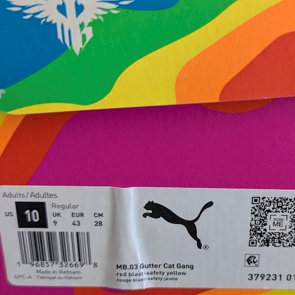 PUMA x GUTTER CAT GANG x LAMELLO BALL MB.03 rare - Picture 6 of 8